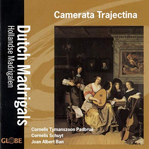 CD cover depicting a 17th-century Dutch interior scene with musicians.