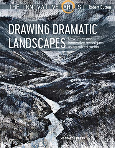 Book cover featuring a dramatic, textured landscape painting in shades of blue.