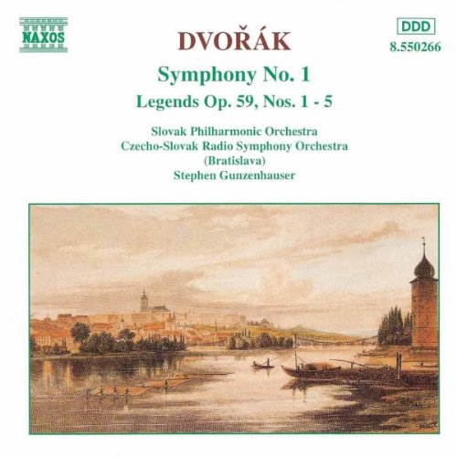 CD cover for Dvorak’s Symphony No. 1 with a landscape painting.