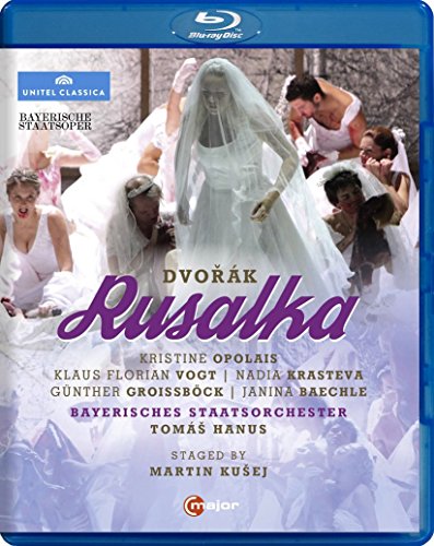 Blu-ray cover for Dvořák’s Rusalka opera, featuring wedding imagery.