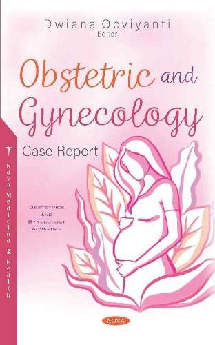 Book cover: "Obstetric and Gynecology Case Report" with a pregnant silhouette.