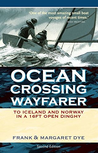 Book cover depicting a small sailboat on a rough, stormy sea.