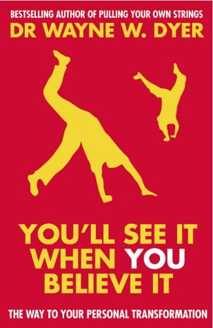 Red book cover with a silhouetted figure doing a handstand, title text.
