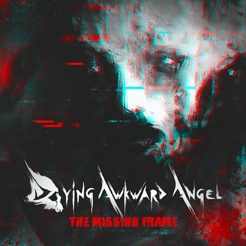 Abstract, distorted face with red and blue hues; album cover art.
