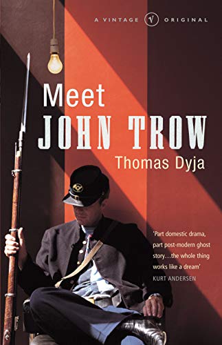 Book cover: “Meet John Trow” with a Civil War soldier portrait.