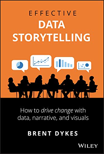 Book cover showing silhouettes of people at a table with data chart speech bubbles.