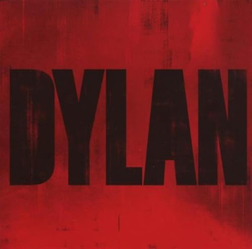 Red album cover with the name "Dylan" in large, black letters.