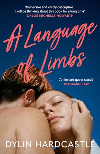 Book cover showing two people embracing against a solid blue background.