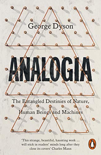 Book cover: "Analogia" by George Dyson, with geometric triangle design.