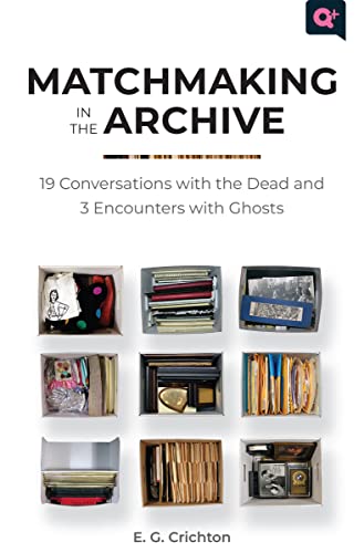 Book cover with title, author, and grid of archival box images.