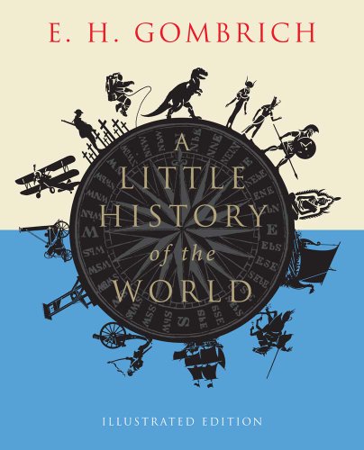 Illustrated book with historical images and text, likely hardcover with colorful graphics.
