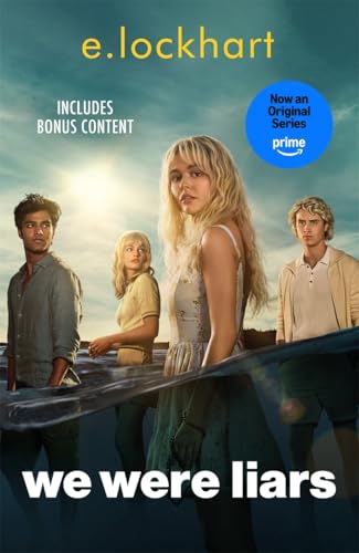 Book cover featuring four young people standing on a dock.