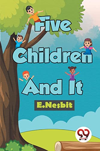 Book cover illustration of five children playing in and around a large tree.