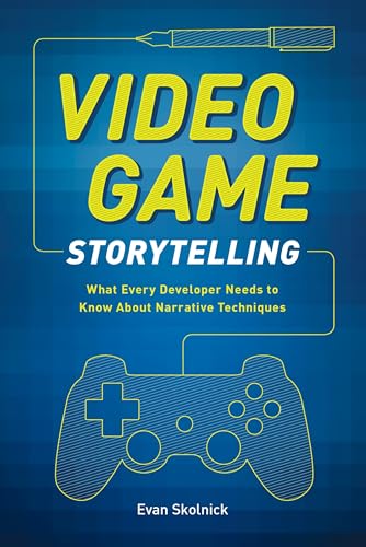 Book cover for "Video Game Storytelling" with controller illustration.