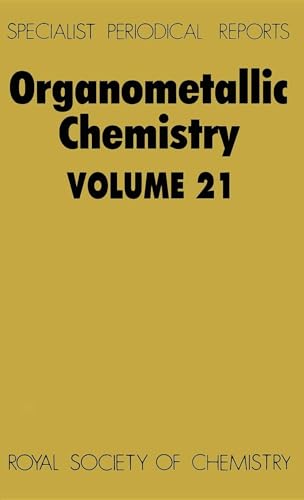 Book cover: "Organometallic Chemistry, Volume 21" with gold background.
