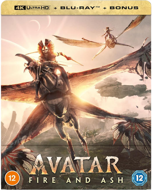 Avatar: Fire and Ash UHD + BD + Bonus disc SteelBook [Blu-ray]