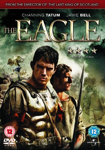 DVD cover for "The Eagle" featuring two Roman soldiers and an eagle.