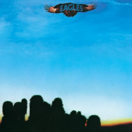 Album cover for The Eagles’ “Eagles First” featuring a soaring eagle.