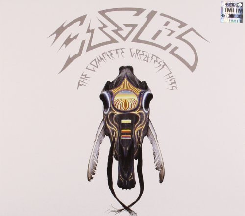 CD cover for Eagles’ “The Complete Greatest Hits” with a steer skull.