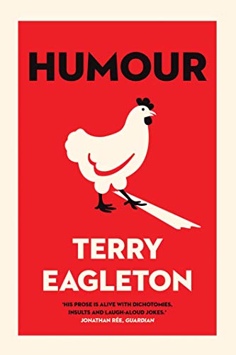 Red book cover with white chicken illustration and bold black text.