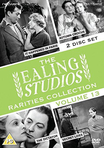 DVD cover for Ealing Studios Rarities Collection Volume 13 featuring four black and white scenes.