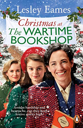 Book cover featuring three women in vintage clothing against a snowy backdrop.