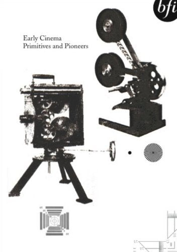 DVD cover featuring vintage film equipment and technical calibration patterns on a white background.