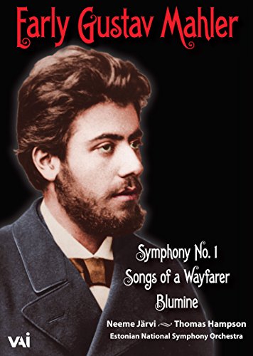 DVD cover featuring a portrait of young composer Gustav Mahler.