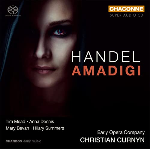CD cover for Handel’s *Amadigi di Gaula* featuring a woman’s face.