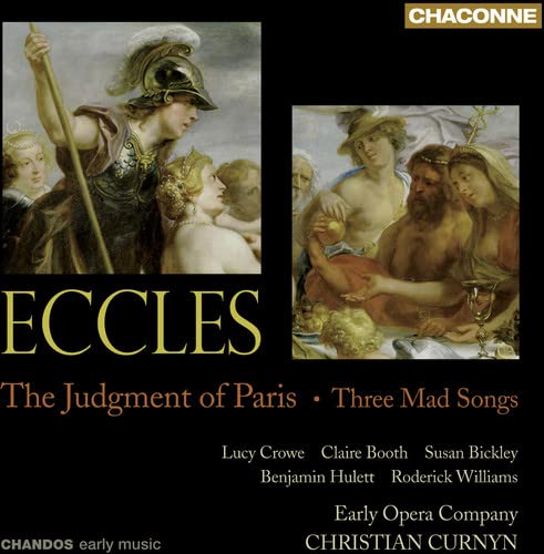 CD cover for Eccles’ “The Judgment of Paris” with classical paintings.