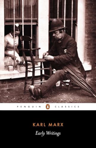 Book cover: "Early Writings" by Karl Marx, with a historical photograph.