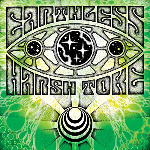 CD cover: stylized eye with cosmic center, green and black design.
