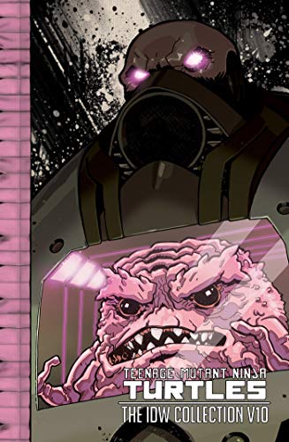 Comic book cover featuring Krang and a menacing, fleshy creature.
