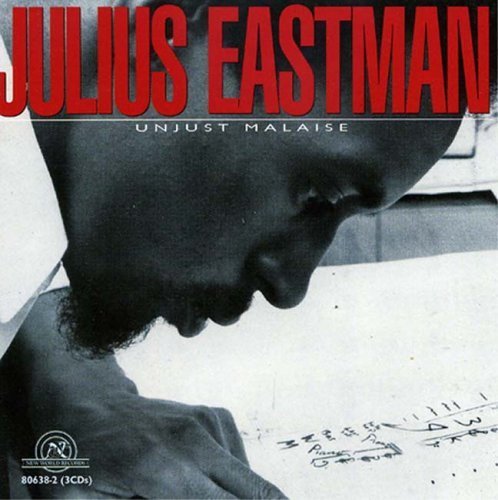 CD cover for Julius Eastman’s “Unjust Malaise” featuring a portrait.