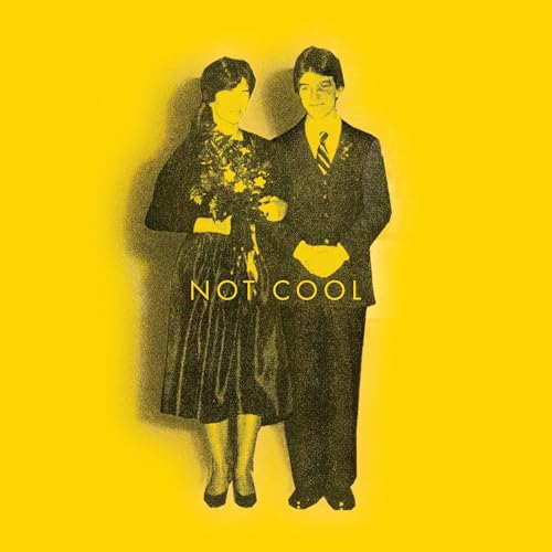 Yellow album cover featuring a young couple in formal wear.