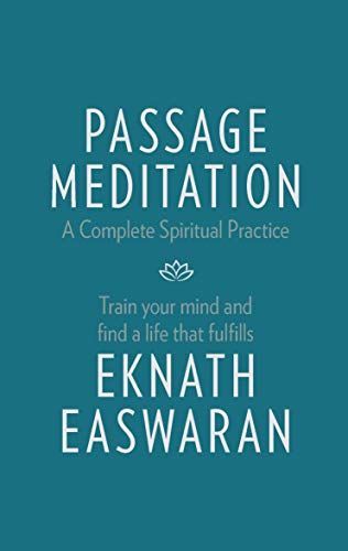 Book cover for "Passage Meditation" by Eknath Easwaran, teal background.