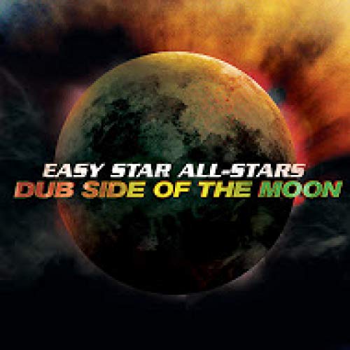 Album cover featuring a textured moon against a dark, glowing cosmic background.