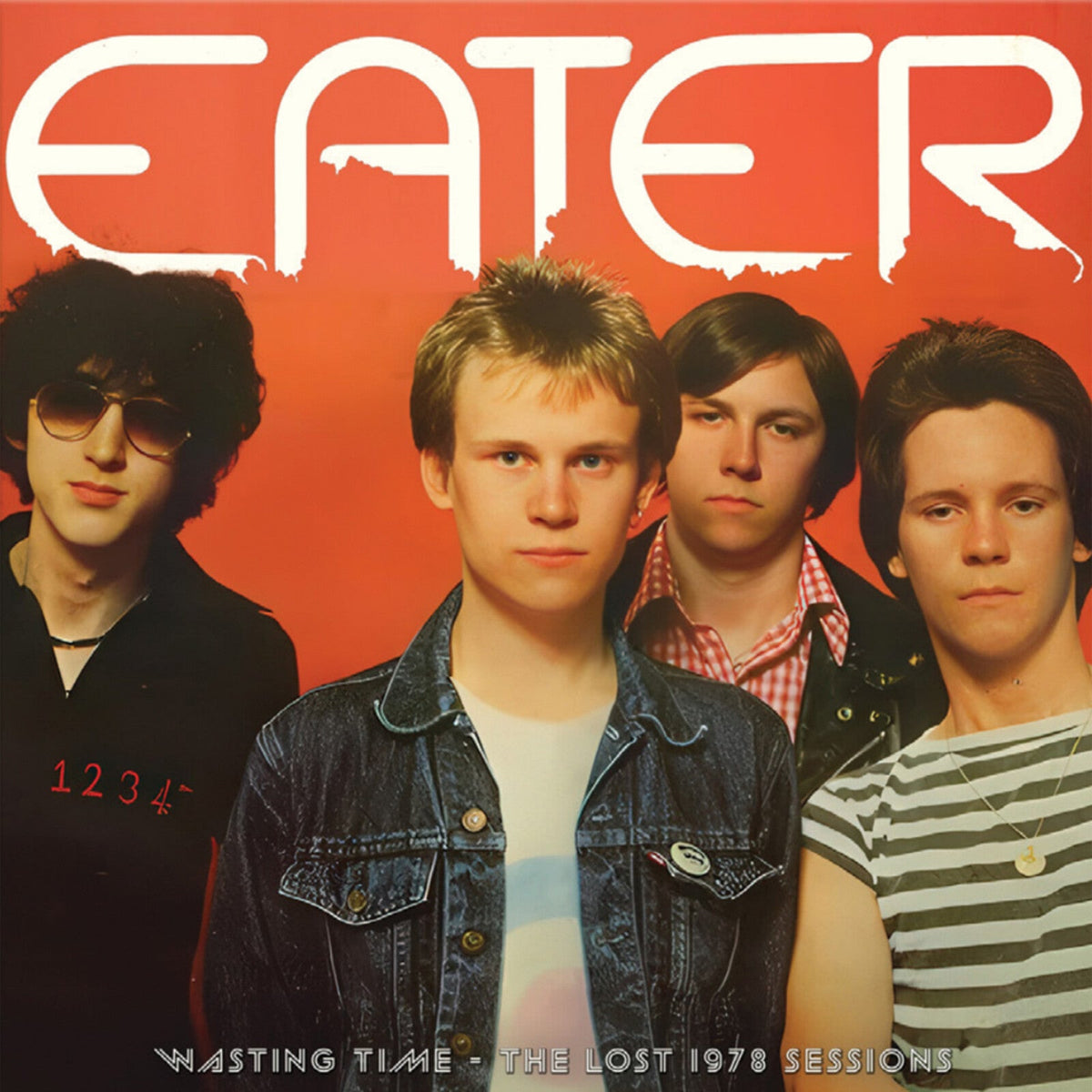Vinyl album cover featuring four young men with 1970s style hair and clothing.