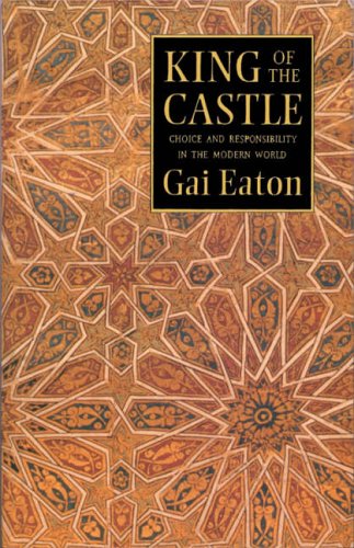 Book cover with an intricate geometric Islamic pattern and text titled King of the Castle.