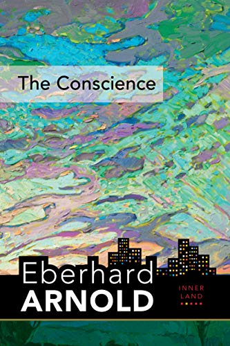 Book cover with abstract colorful paint strokes and a city skyline.
