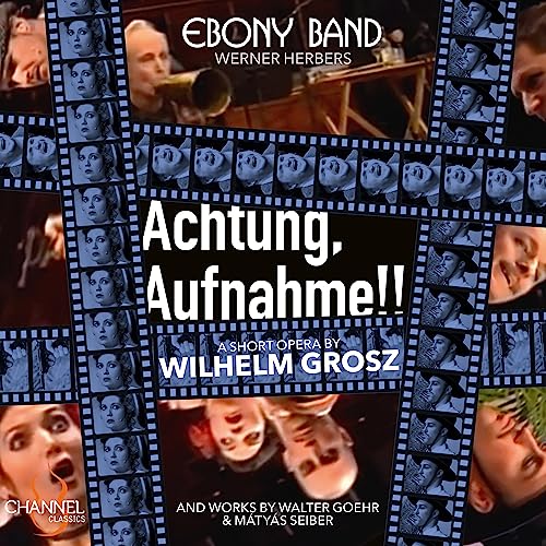 CD cover for “Ebony Band: Werner Herbers - Achtung / Aufnahme!!” with film strips.
