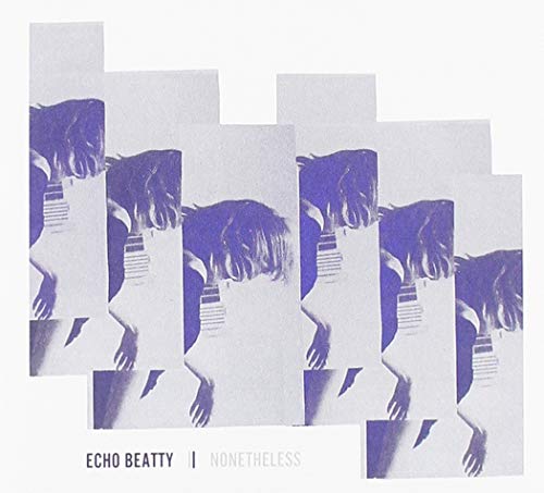 Purple and white album cover with a woman's profile in repeating staggered pattern.