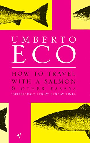 Book cover with pink background, yellow squares, fish illustrations, and white text.