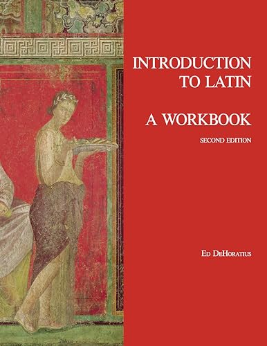 Red book cover with Roman fresco and title "Introduction to Latin.