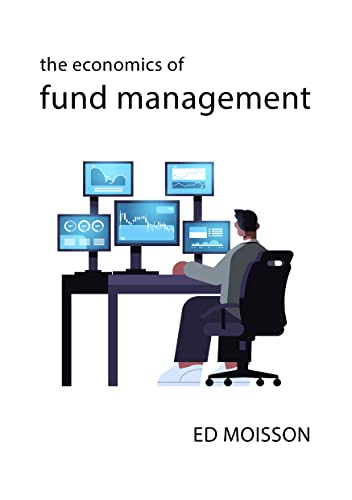 Book cover: person at desk with multiple computer screens displaying charts.