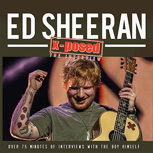 Ed Sheeran holding a guitar on the "Xposed" CD cover.