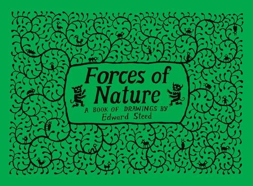 Green cover with black whimsical animal and plant illustrations, title "Forces of Nature".