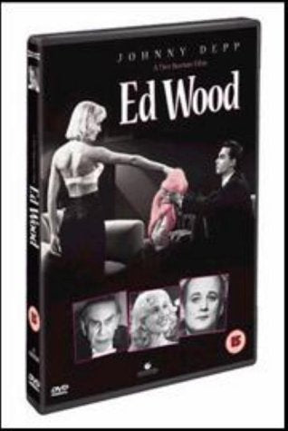 Ed Wood" DVD cover featuring Johnny Depp and a black and white portrait collage.