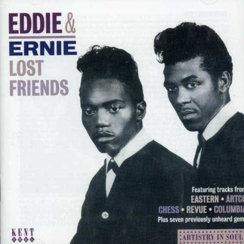 "CD cover with black and white image of two men in suits."