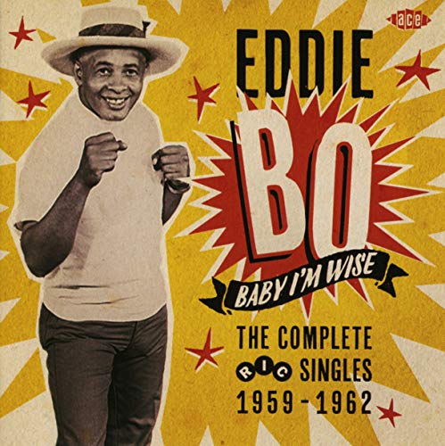 CD cover featuring Eddie Bo in a hat, smiling and pointing forward.